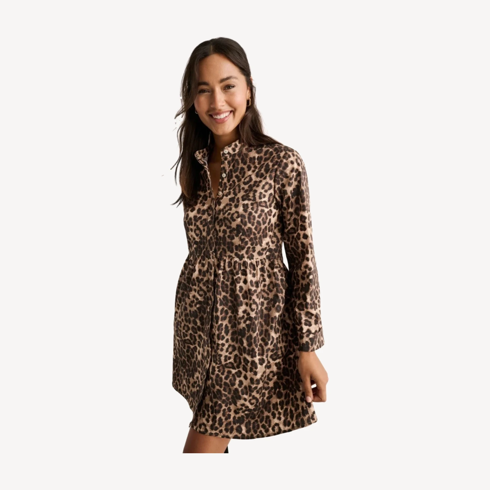 Stretch Cotton Lauren Shirt Dress