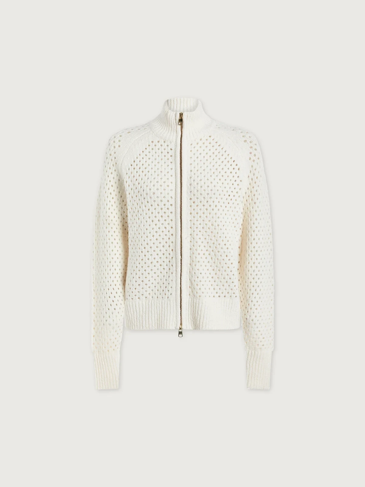 Mandy Boucle Zip-Through Knit