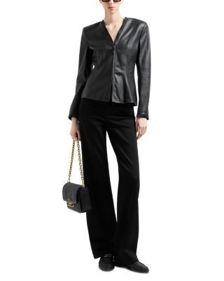 Emporio Armani Nappa Leather Slim Fit Jacket, photo 3