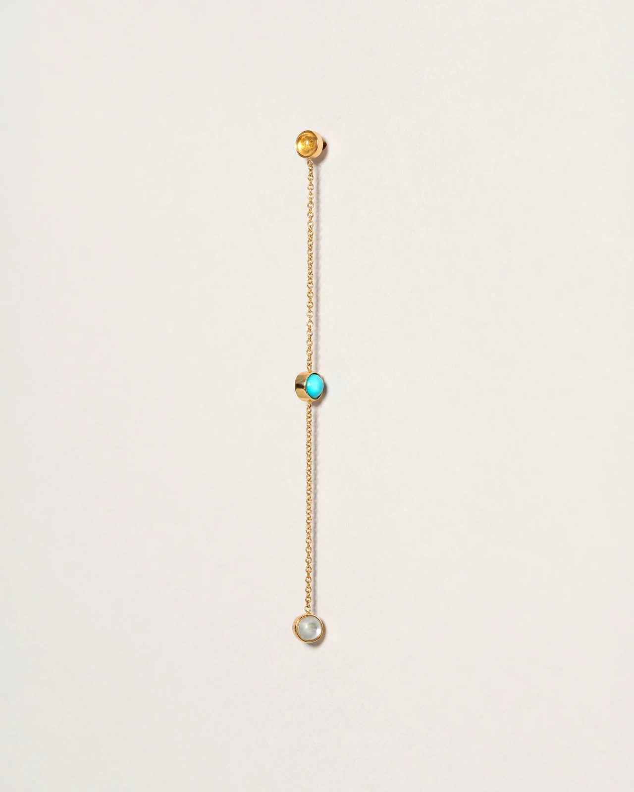 Birthstone Earring Single - Two-Drop