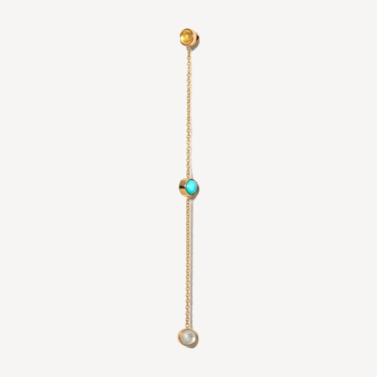 Birthstone Earring Single - Two-Drop
