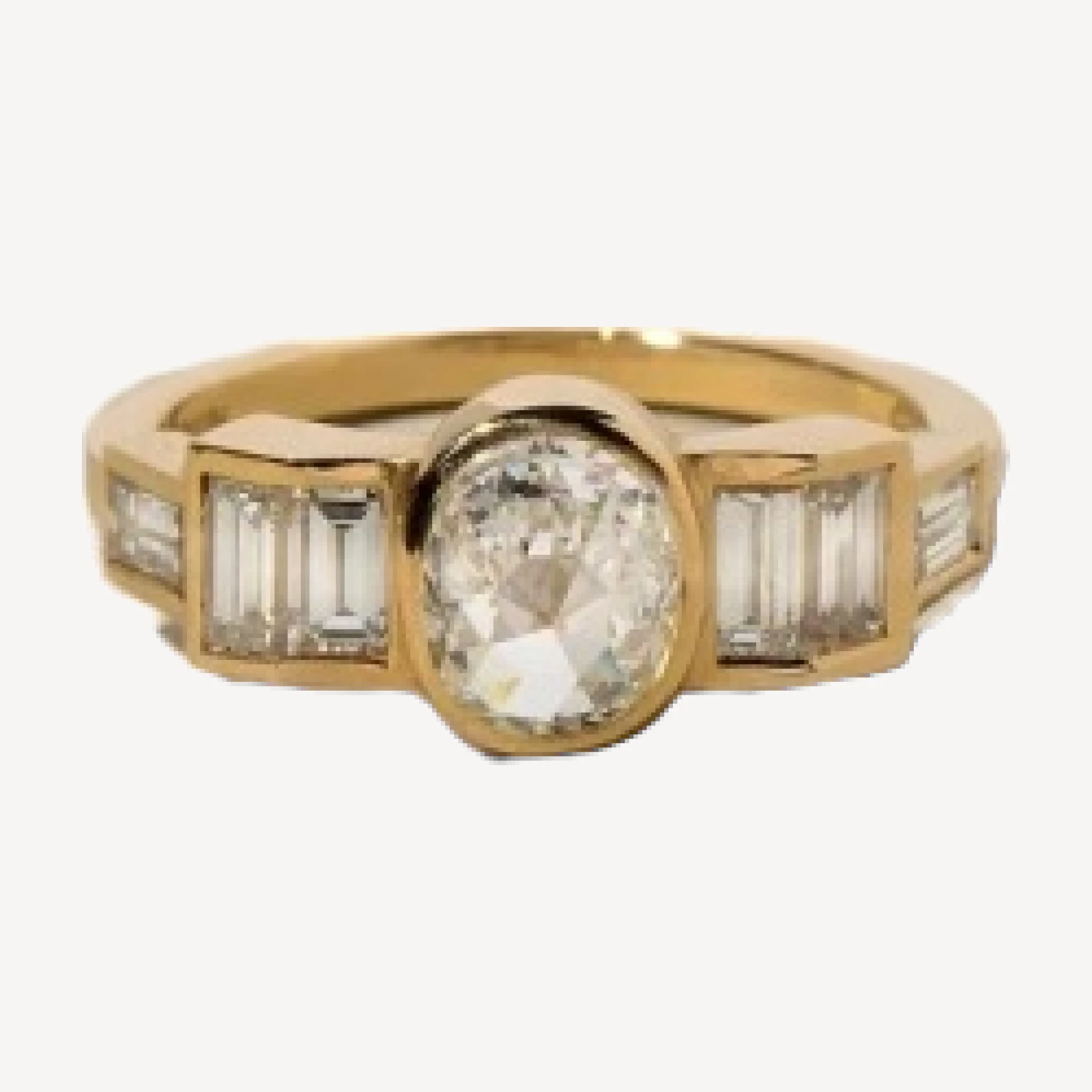 Modified Brilliant Diamond Ring