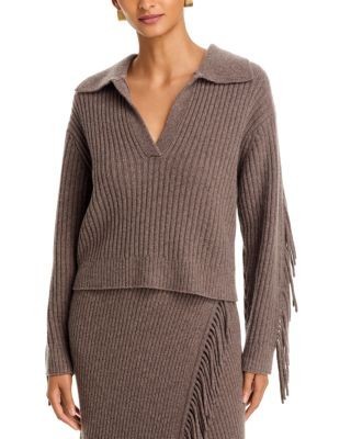 Simkhai Natalia Collared Wool and Cashmere Sweater