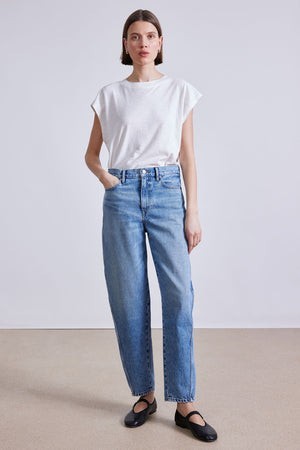 High Rise Mari Barrel Jean