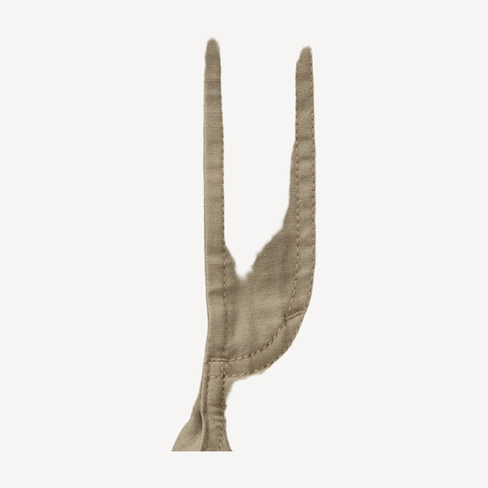 Slim Fit Pinpoint Canvas Five-Pocket - Khaki