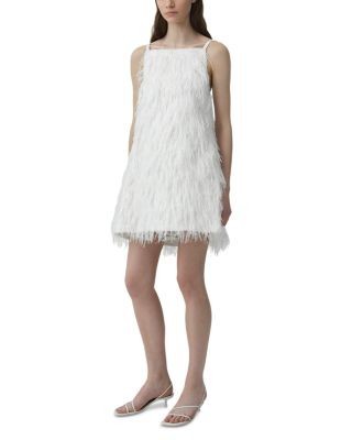 Simkhai Kalla Fringe Jacquard Mini Dress