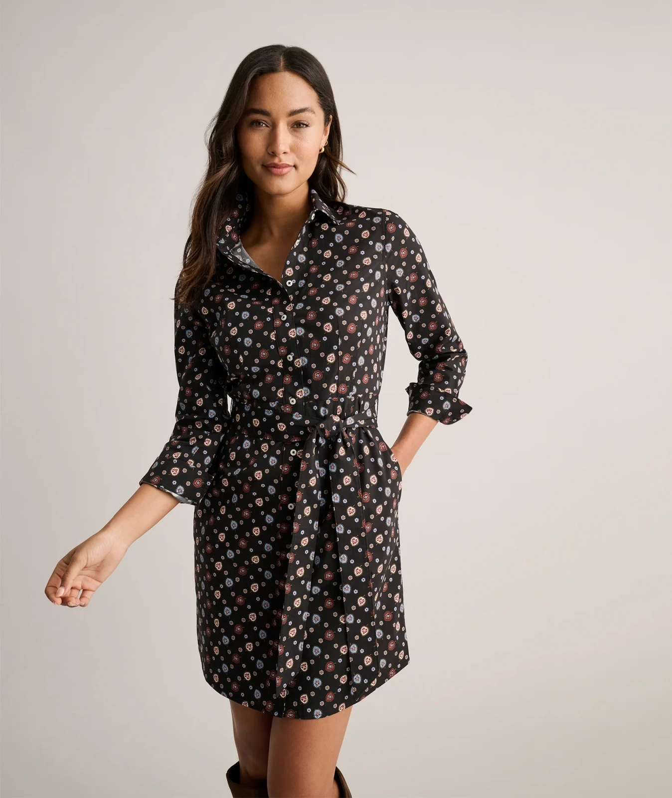 Stretch Cotton Sydney Shirt Dress