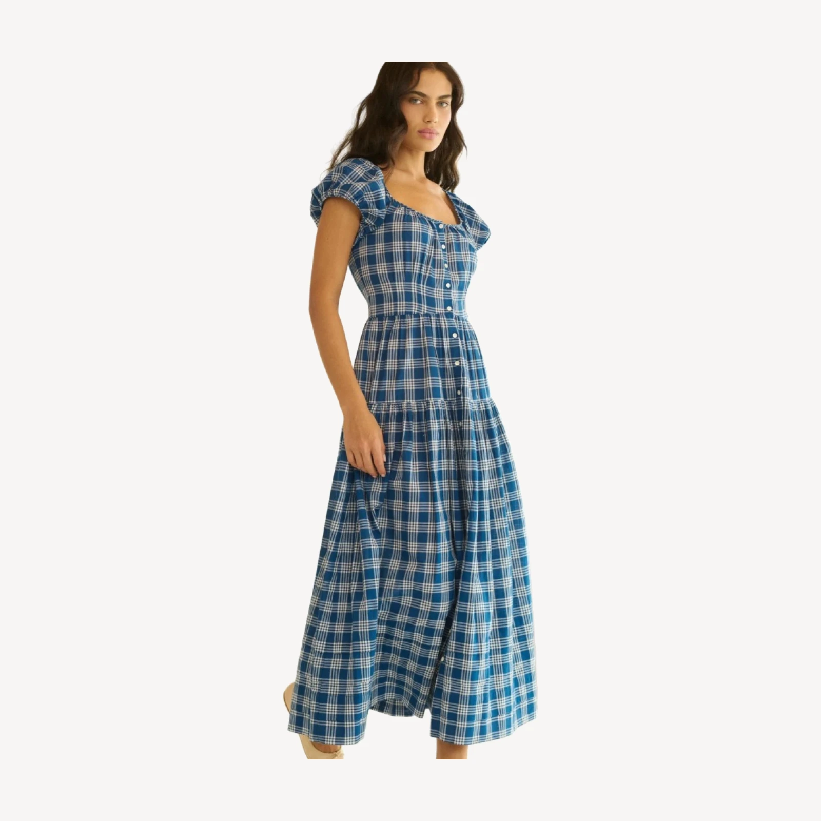 VALENNE DRESS -- DORSET PLAID