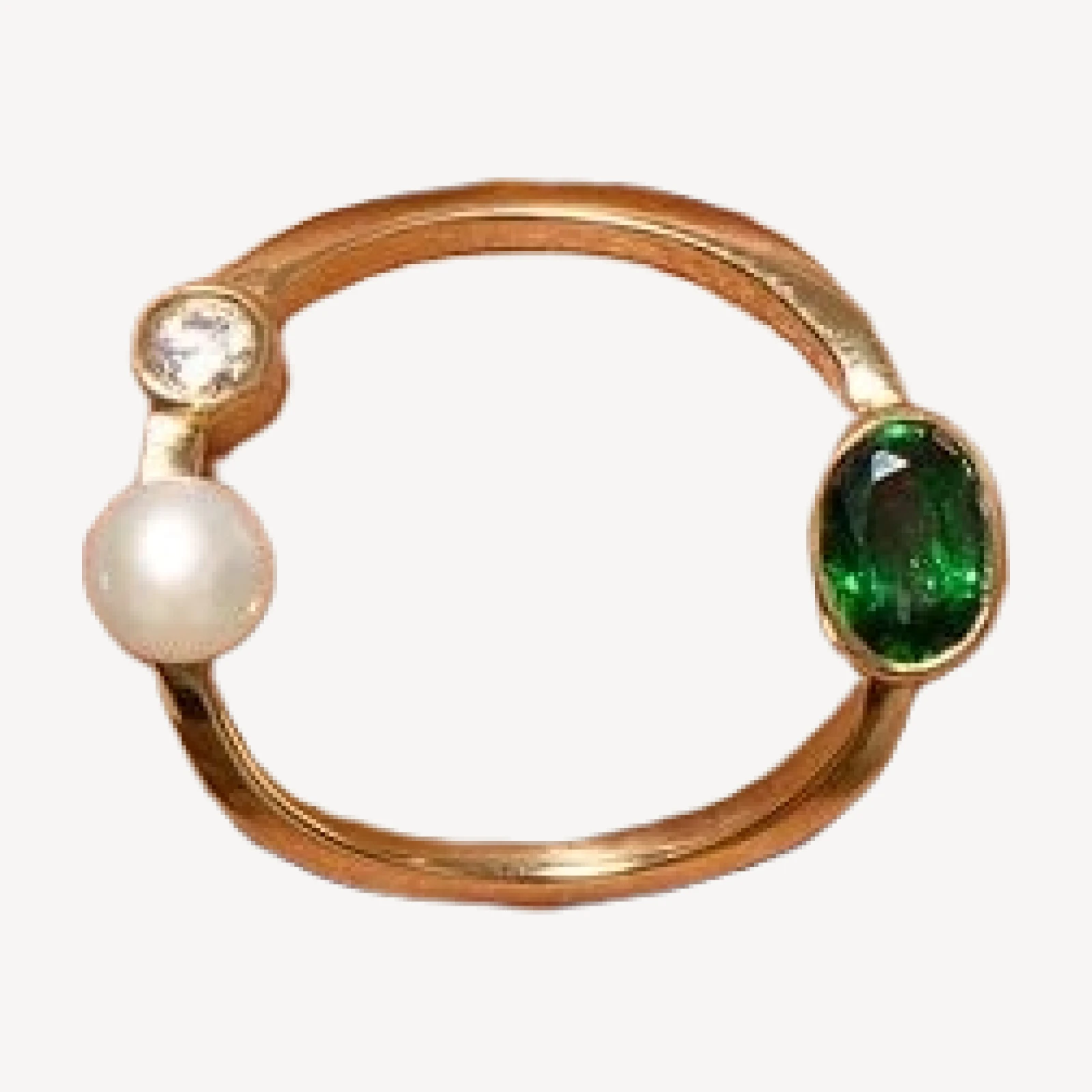 Trilogy Ring - Tsavorite