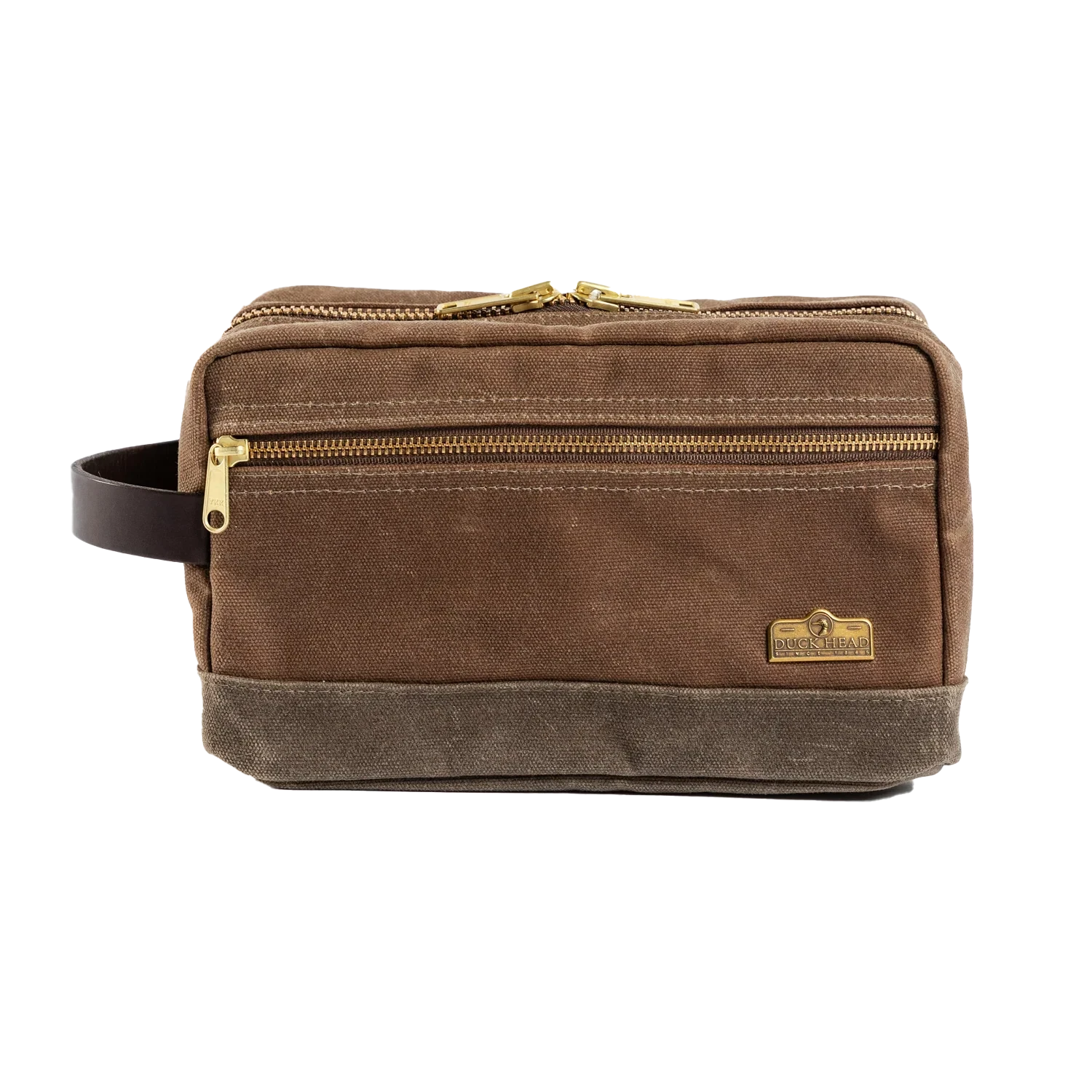 Waxed Canvas Dopp Kit - Brush Brown