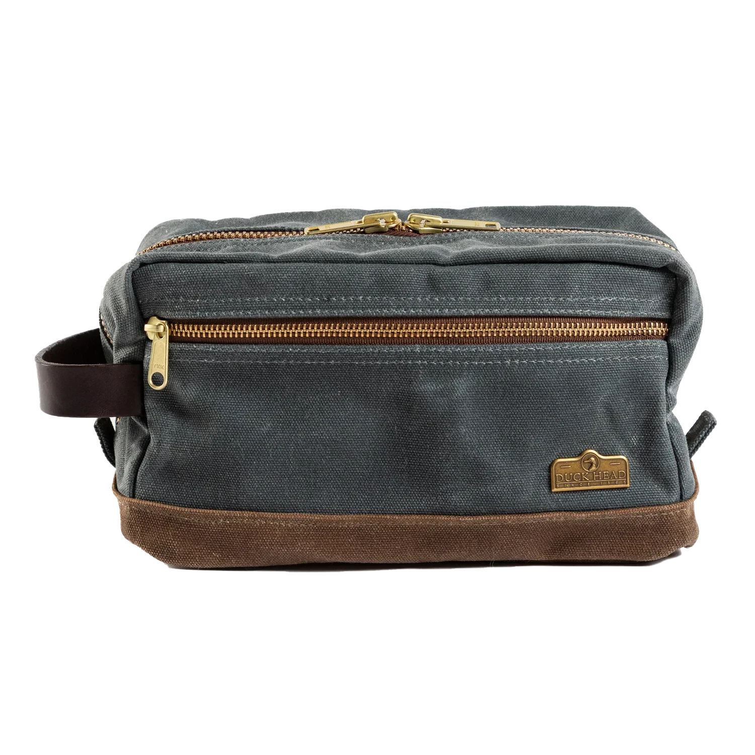 Waxed Canvas Dopp Kit - Charcoal