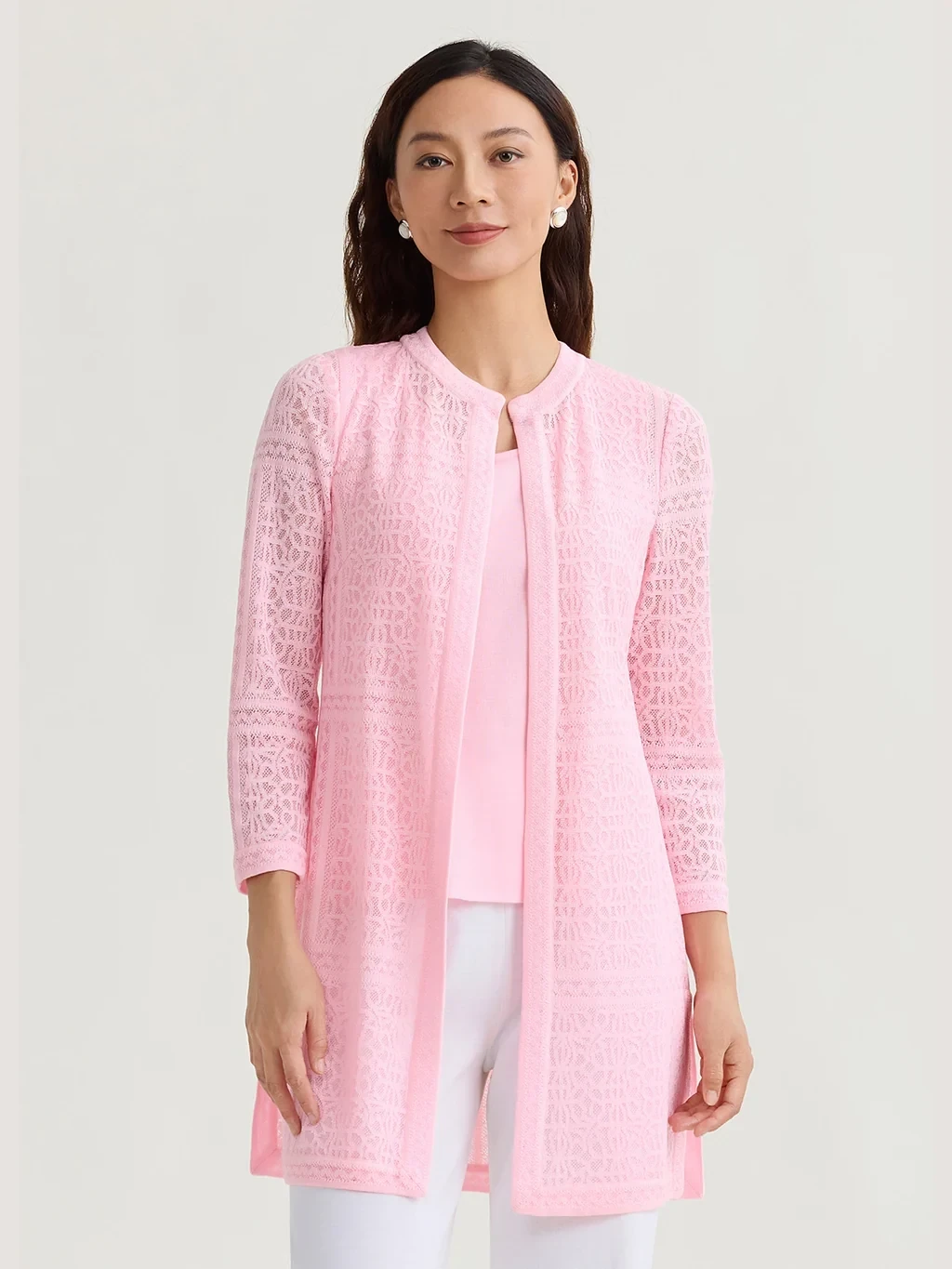 Heritage Tonal Burnout Knit Jacket