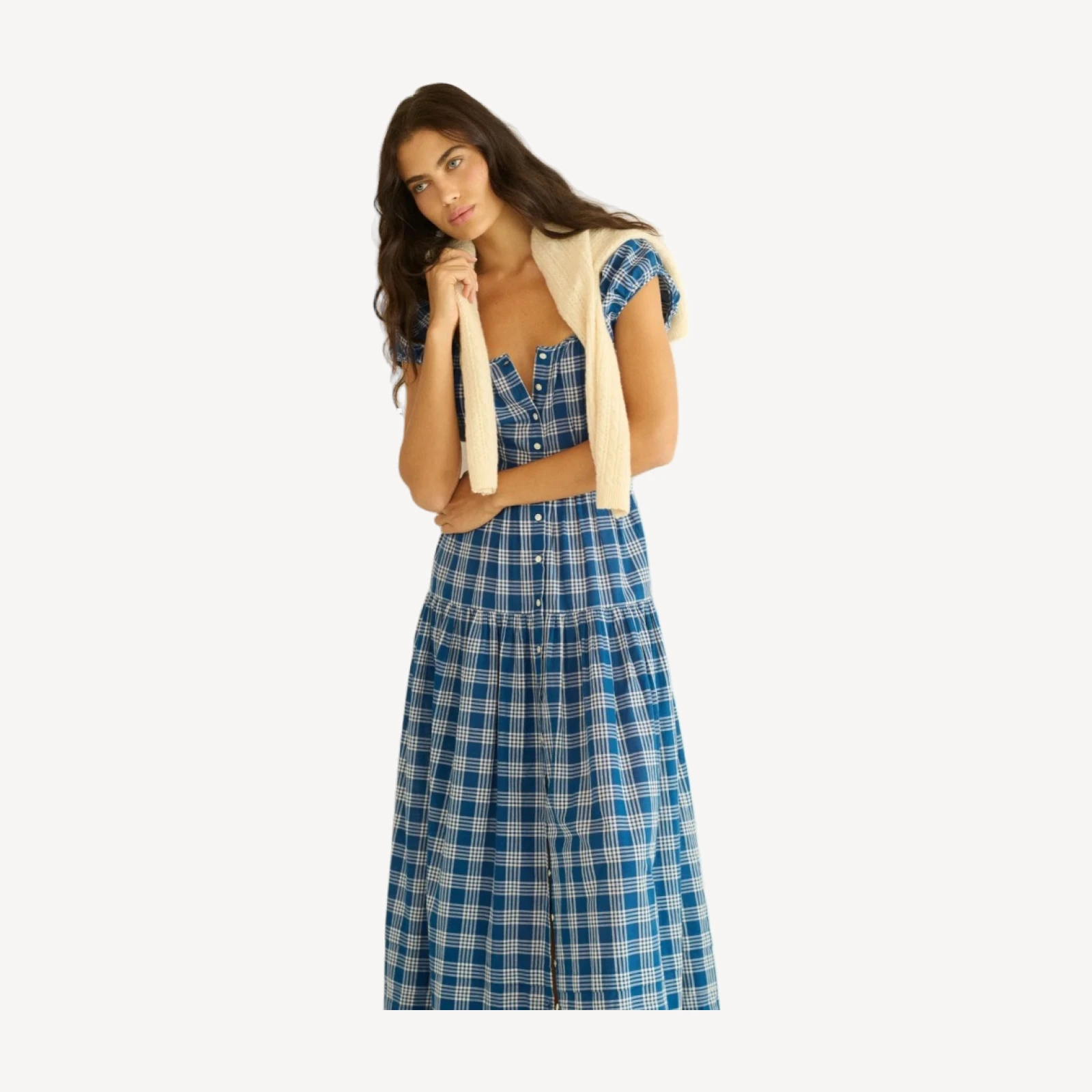 VALENNE DRESS -- DORSET PLAID