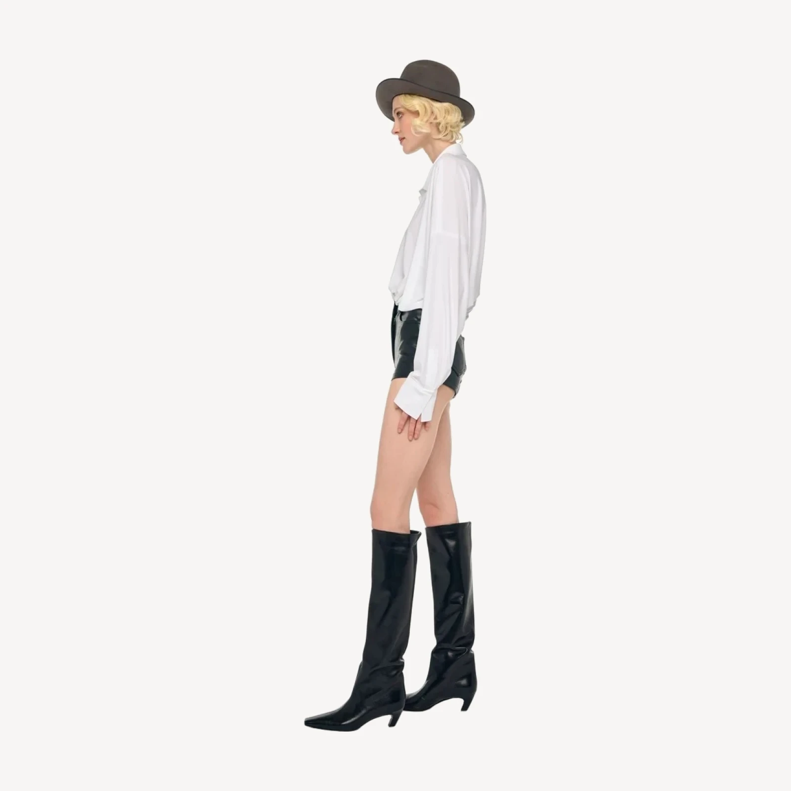 HIGH WAIST JEAN SHORT