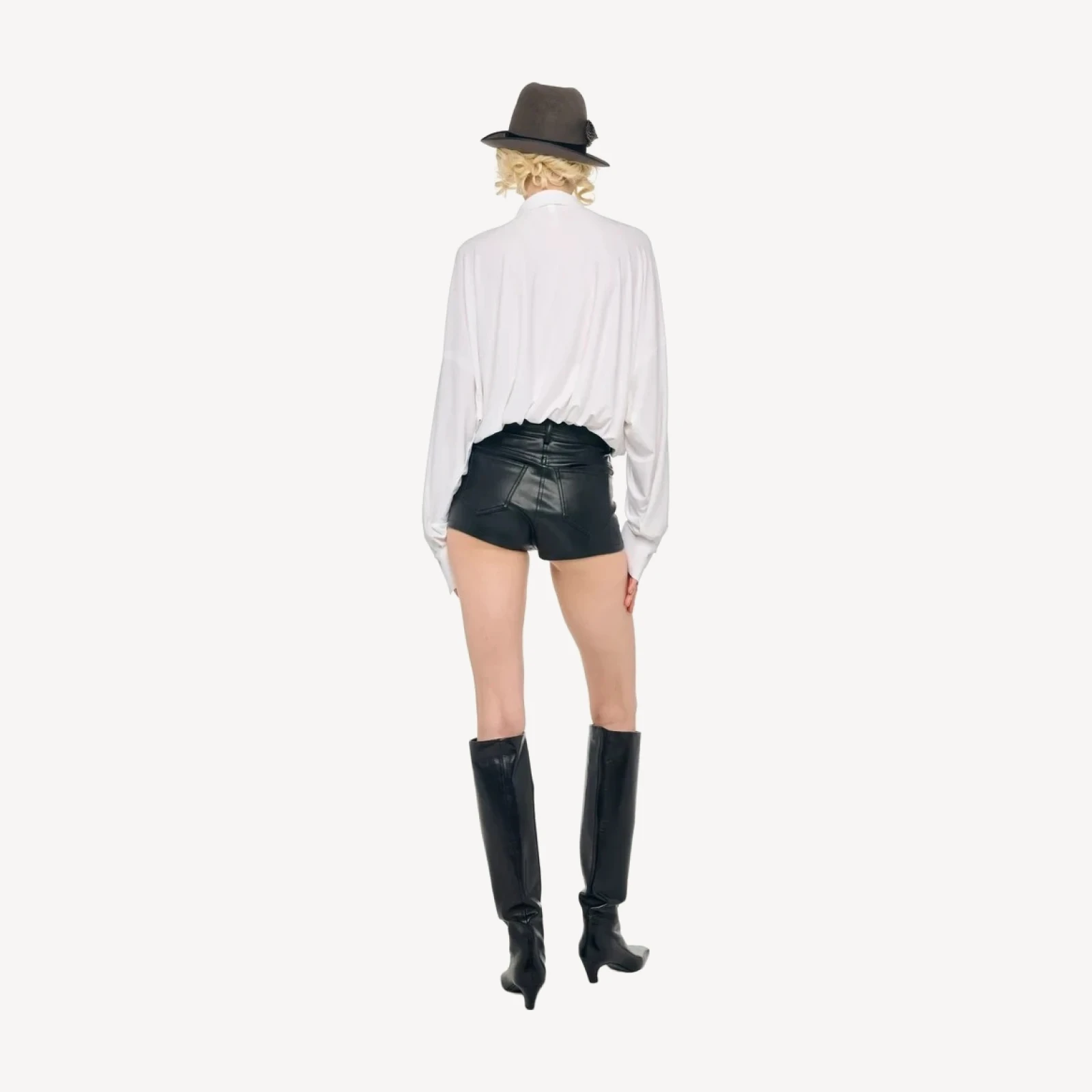 HIGH WAIST JEAN SHORT