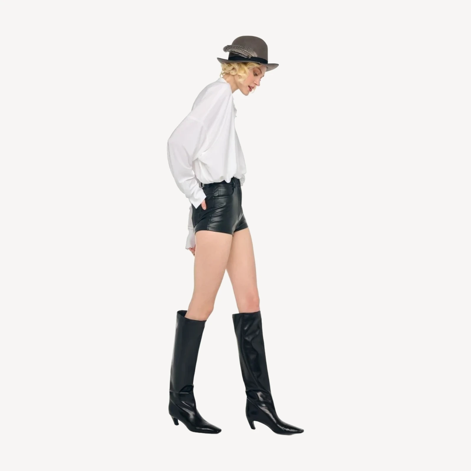 HIGH WAIST JEAN SHORT