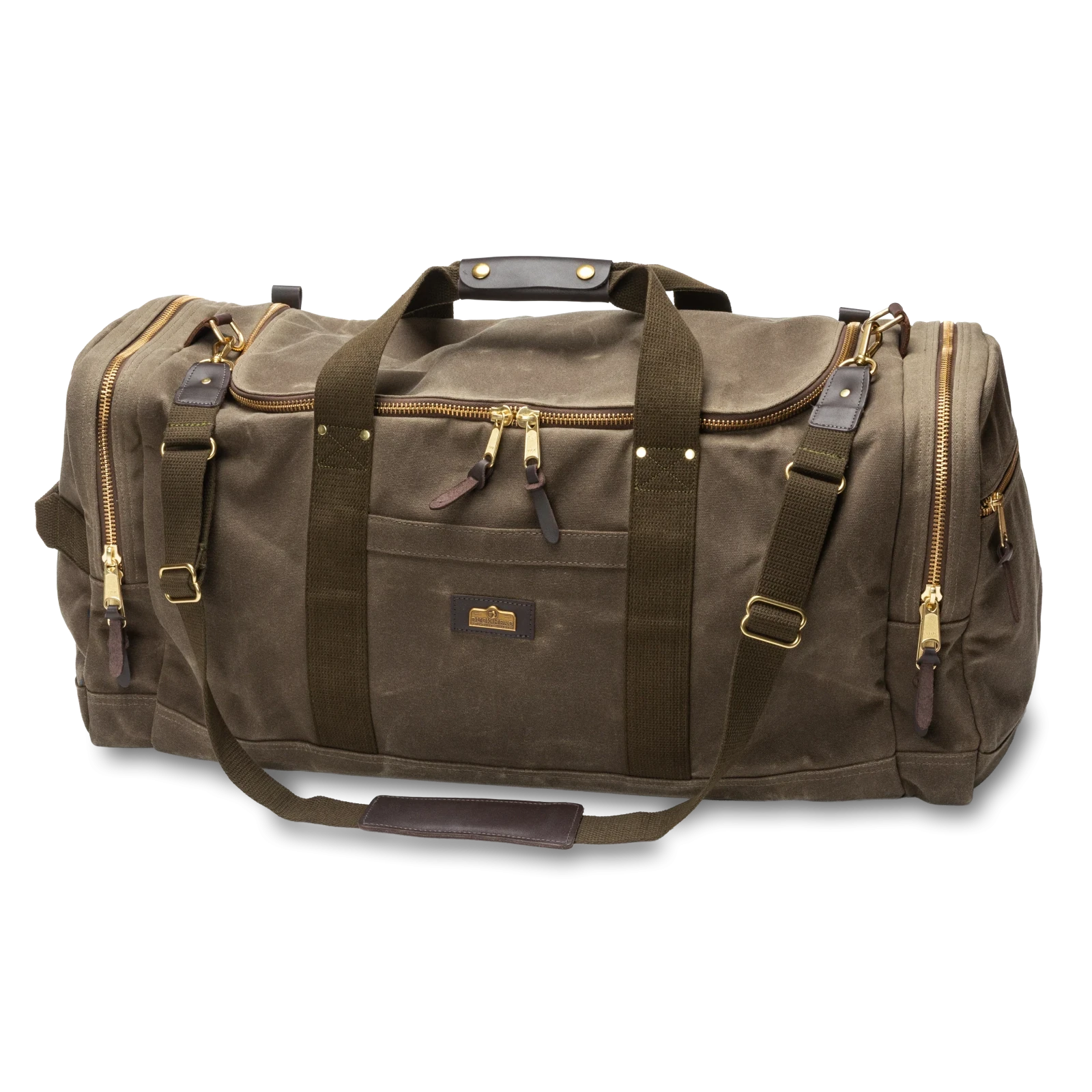 Waxed Canvas Long-Hauler Bag - Field Brown