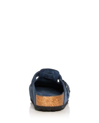 Birkenstock Men's Boston Clogs in Dark Blue