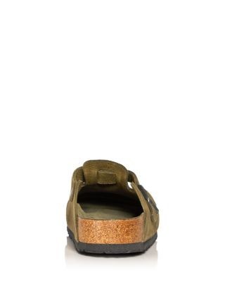 Birkenstock Men's Boston Clogs in Green