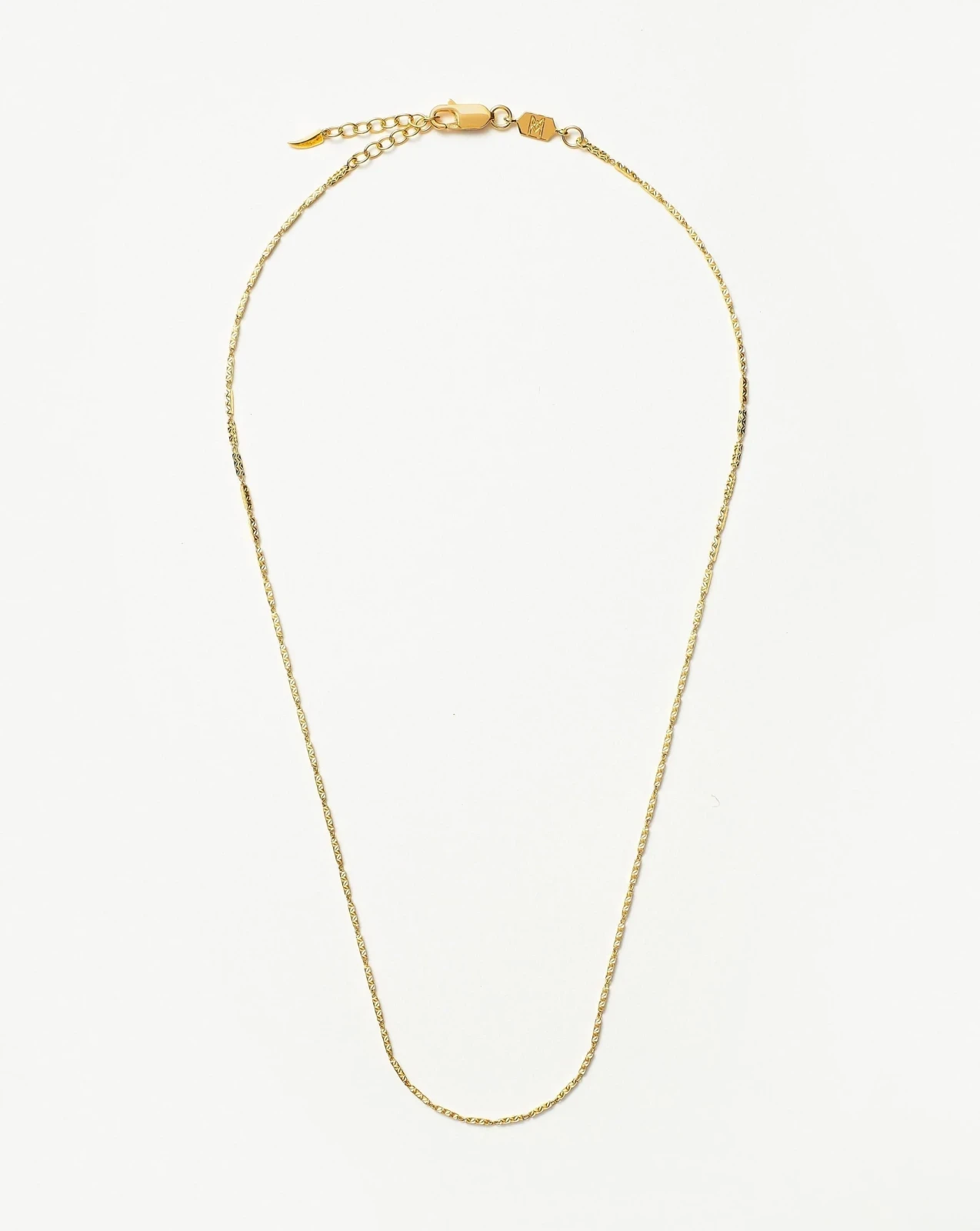 Savi Textured Link Chain Necklace