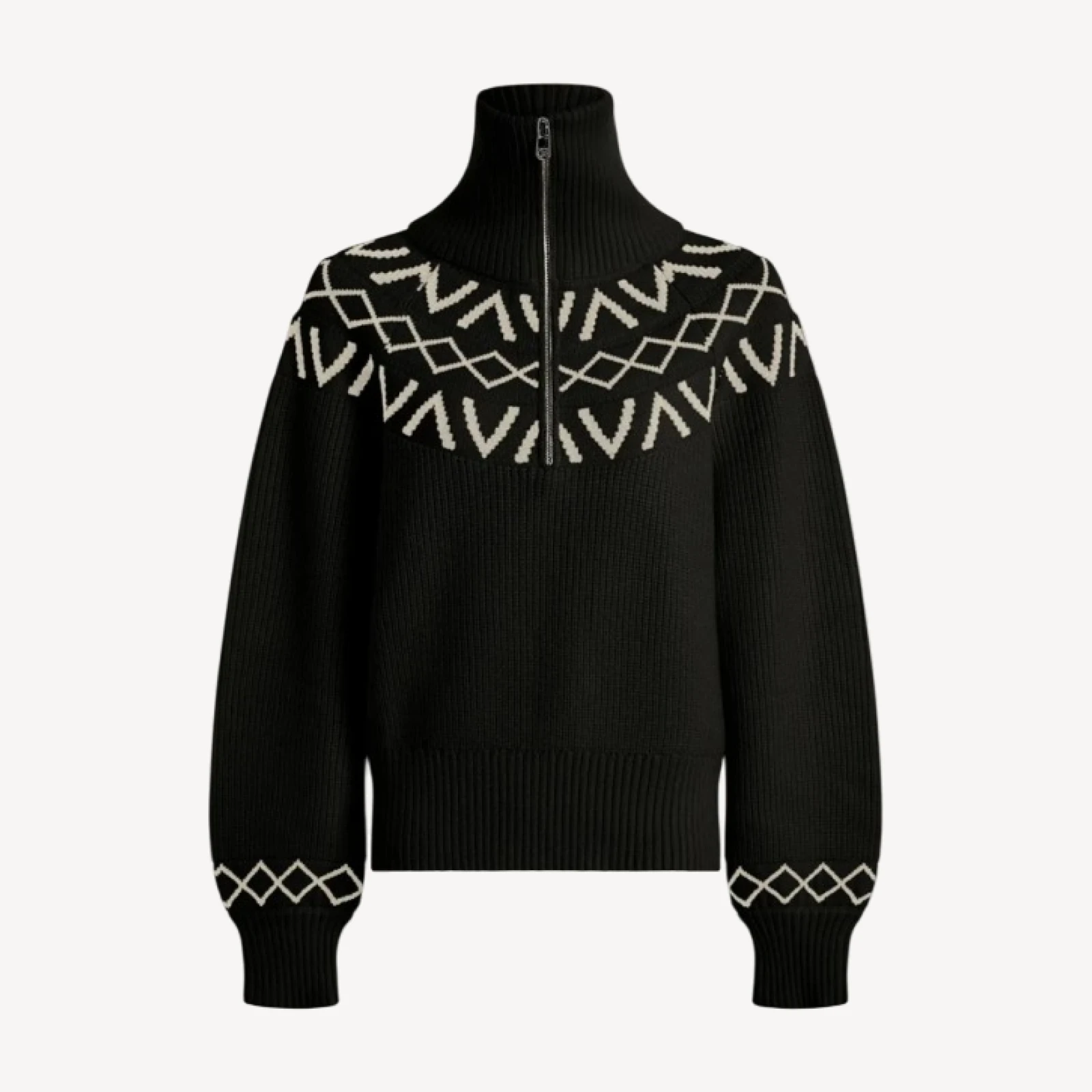 Sigrid Fairisle Half-Zip Knit