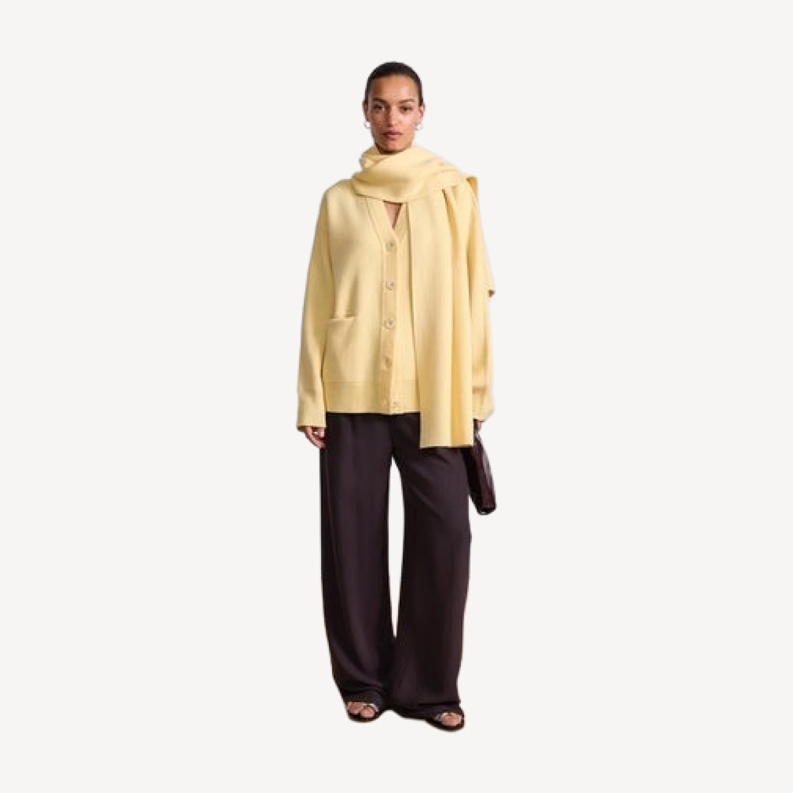 Medina Cardigan With Scarf