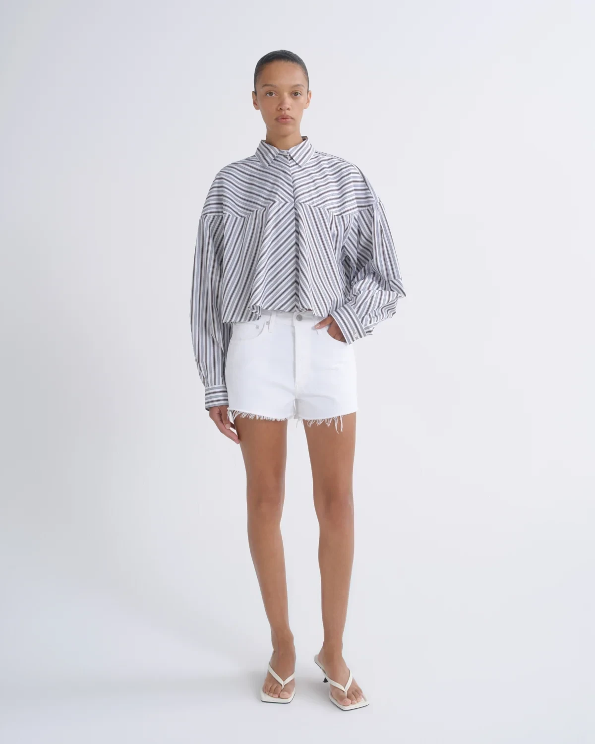 Parker Vintage Cut Off Short in Marshmallow