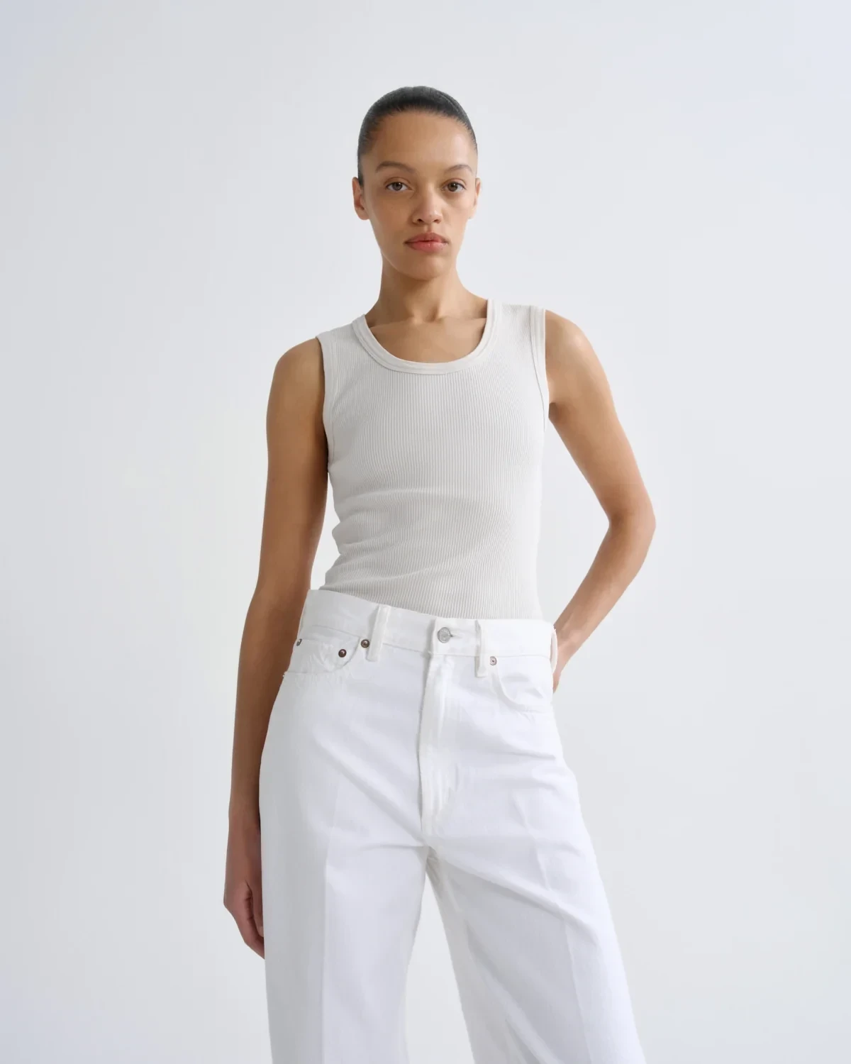 Poppy Tank in Bone