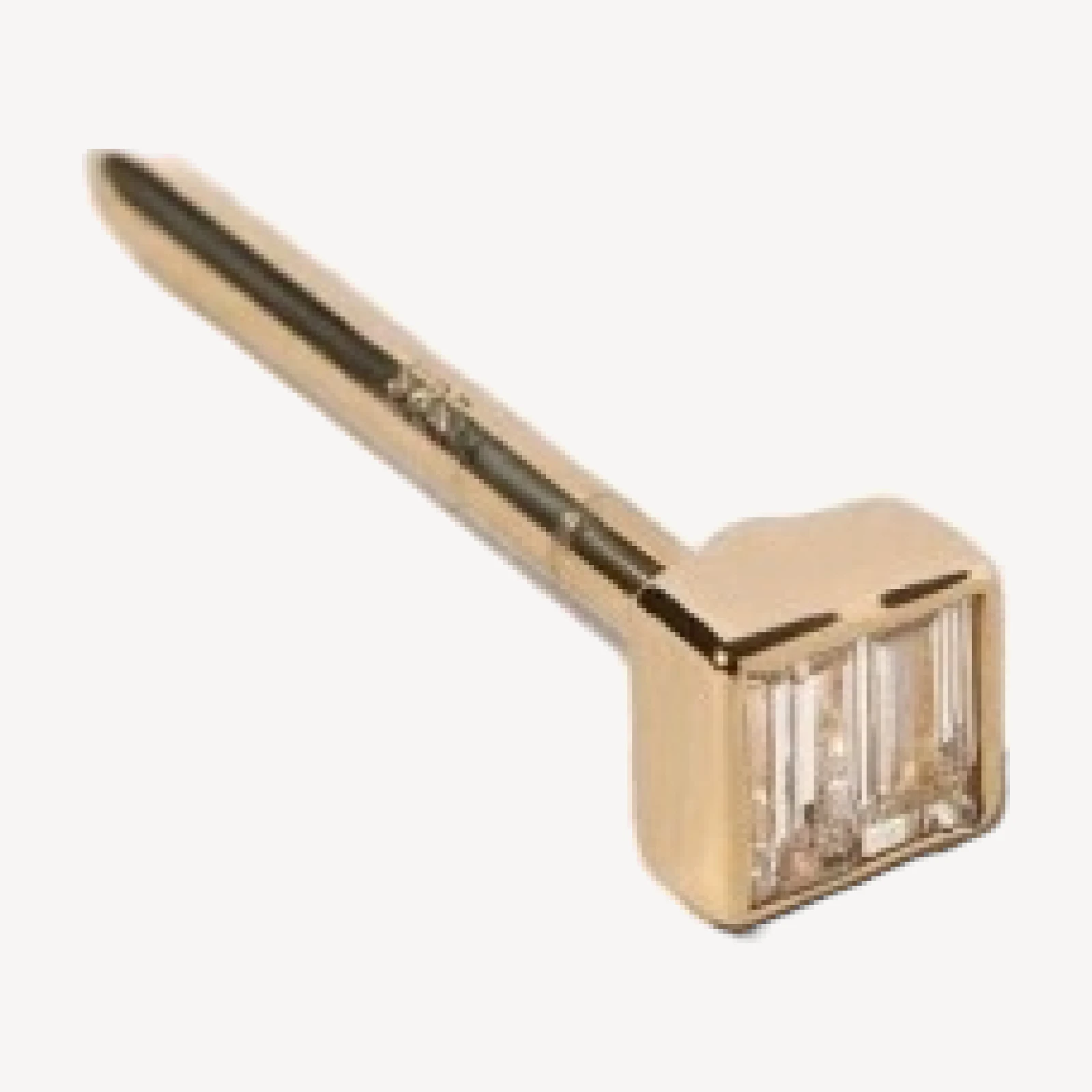 Diamond Square Collar Pin