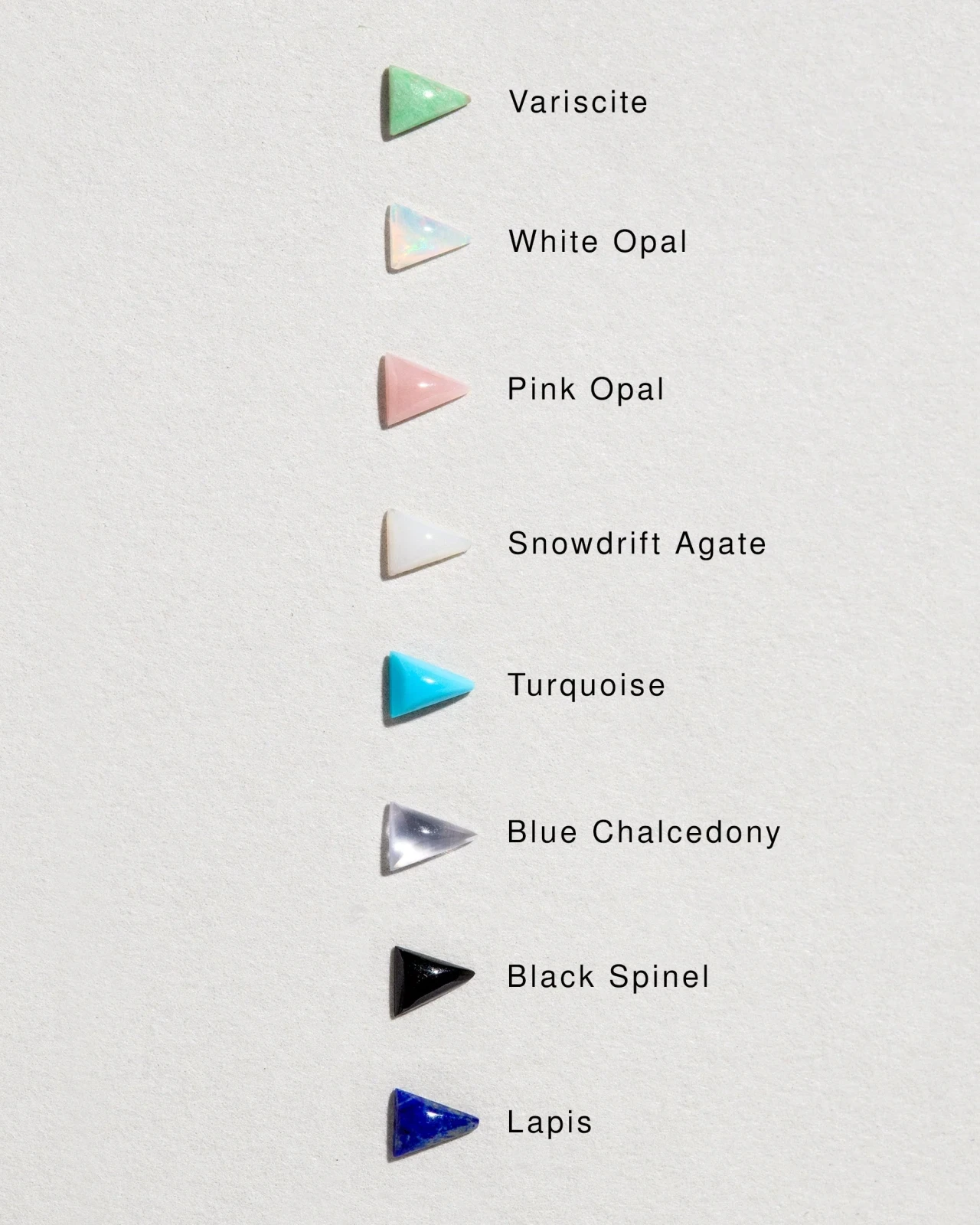 Triangle Stud Earring Single