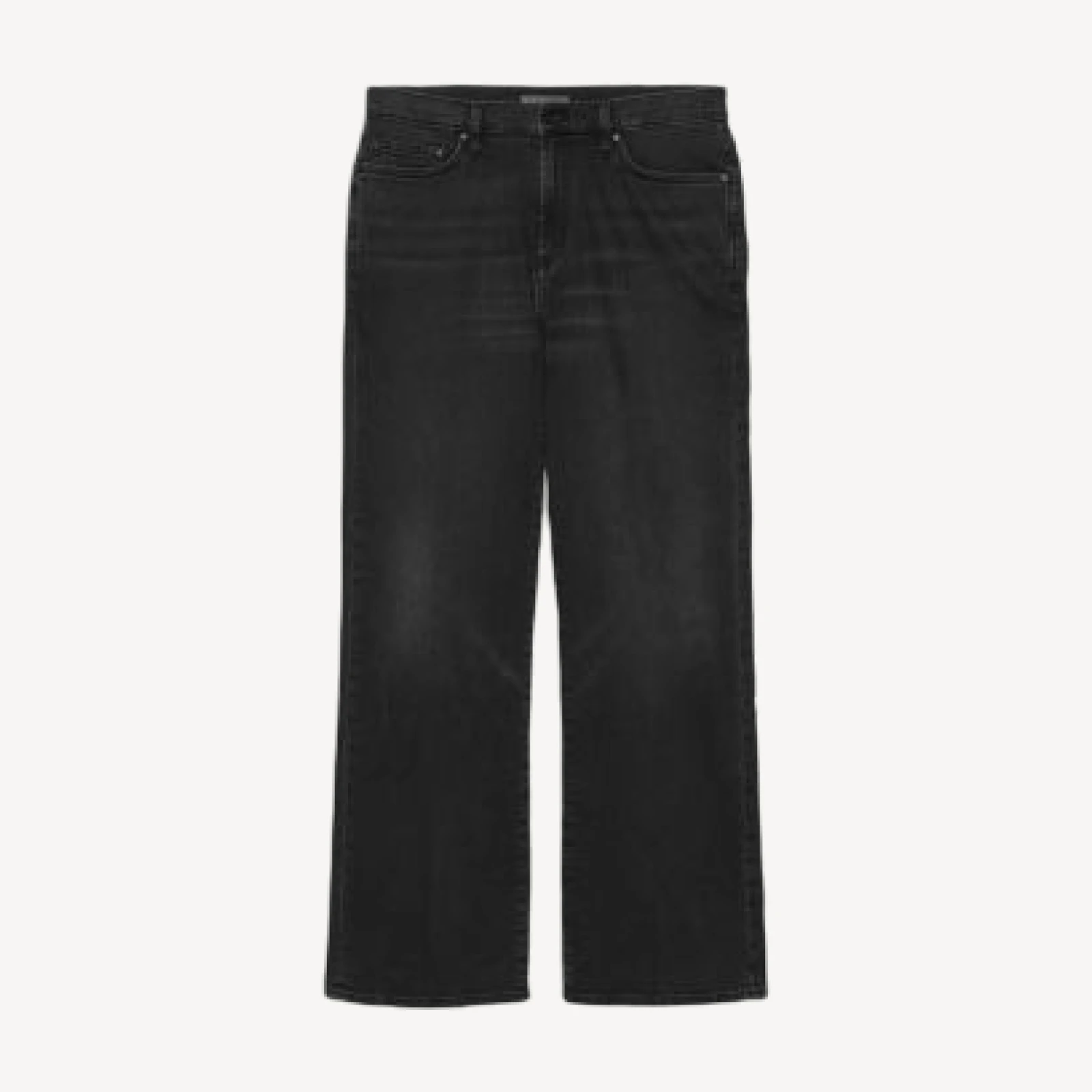 John Varvatos Silas Straight Fit 33 Jeans in Black