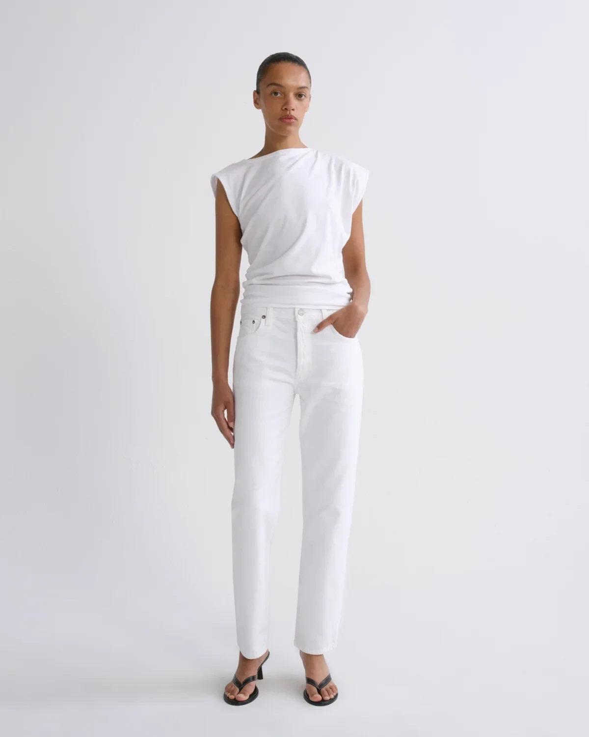 Romney Jean in Marshmallow