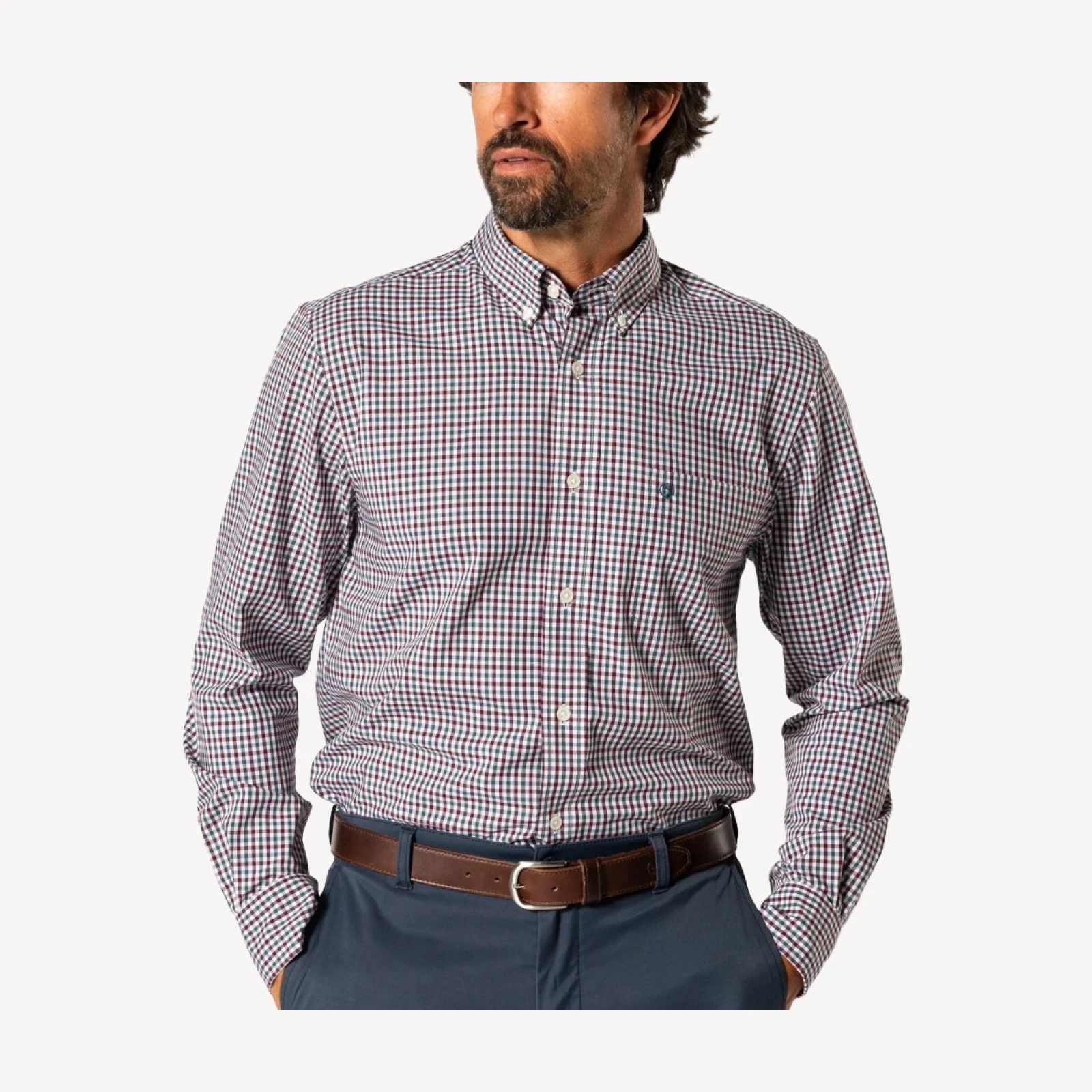 Performance Poplin Sport Shirt - Merill Gingham