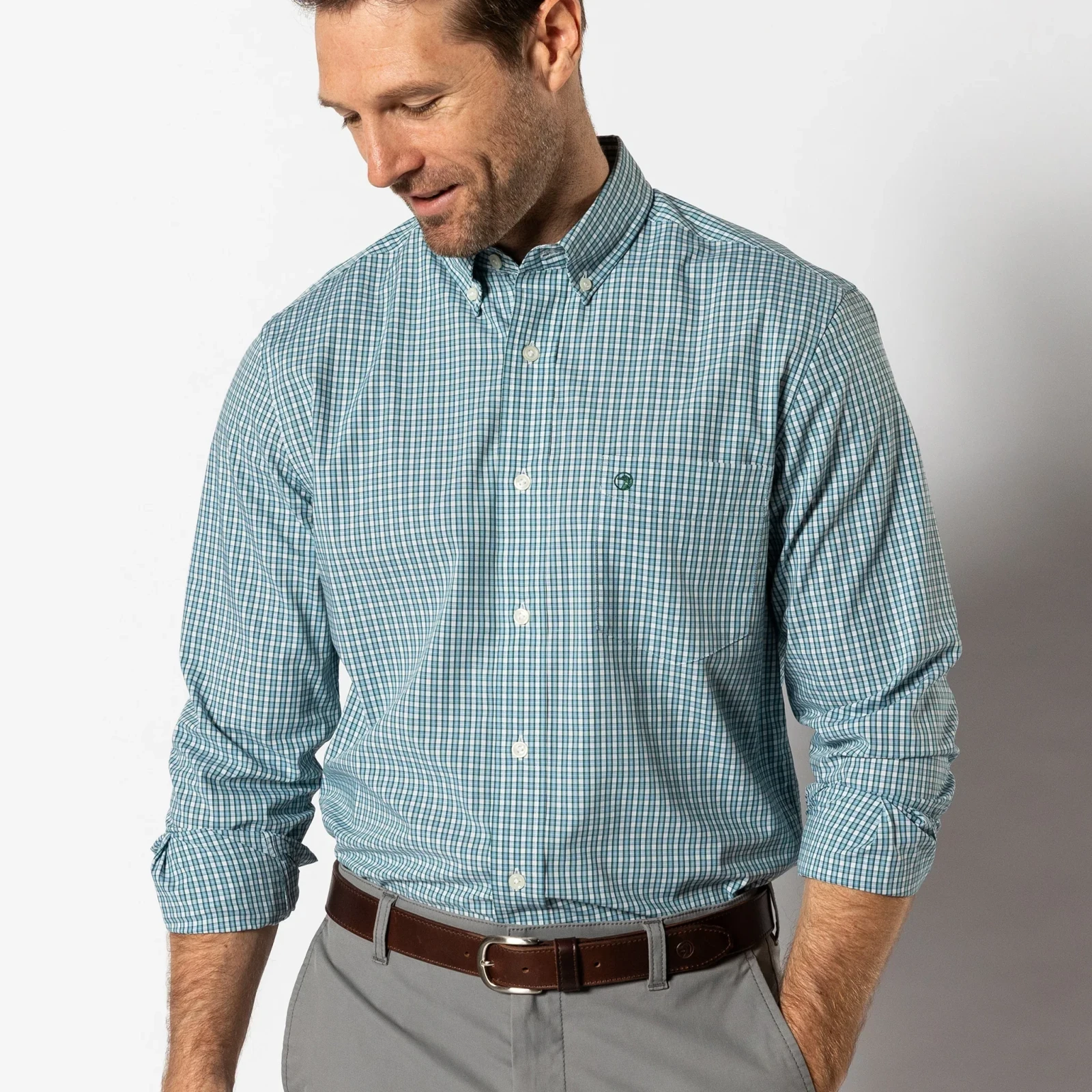 Performance Poplin Sport Shirt - Coker Plaid