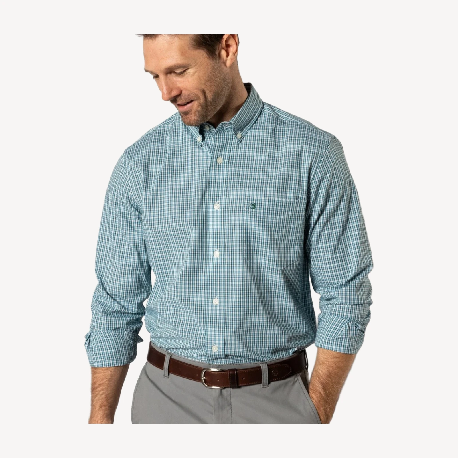 Performance Poplin Sport Shirt - Coker Plaid