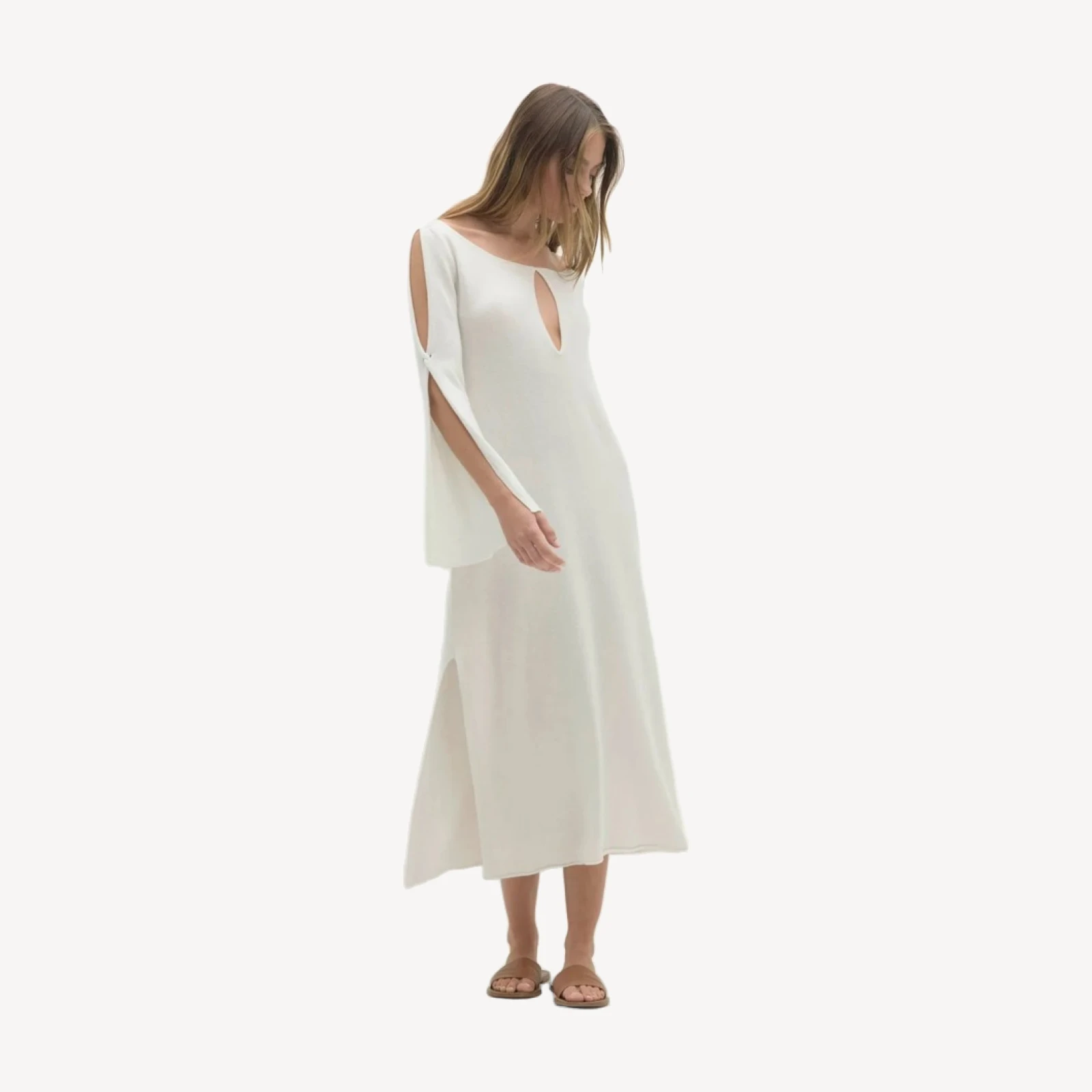 POSITANO CASHMERE KAFTAN - MINT PISTACHIO