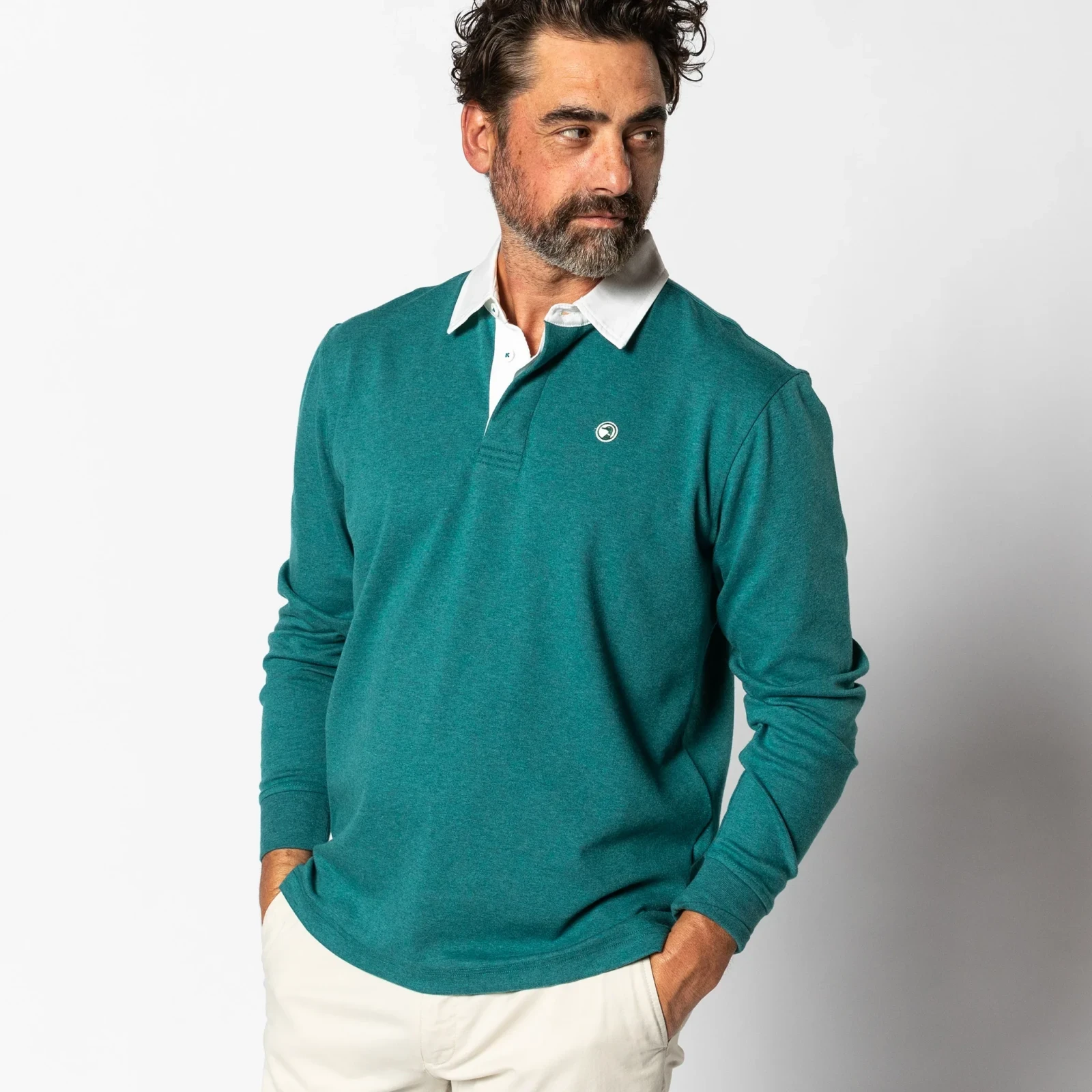 Legacy Heathered Rugby Shirt