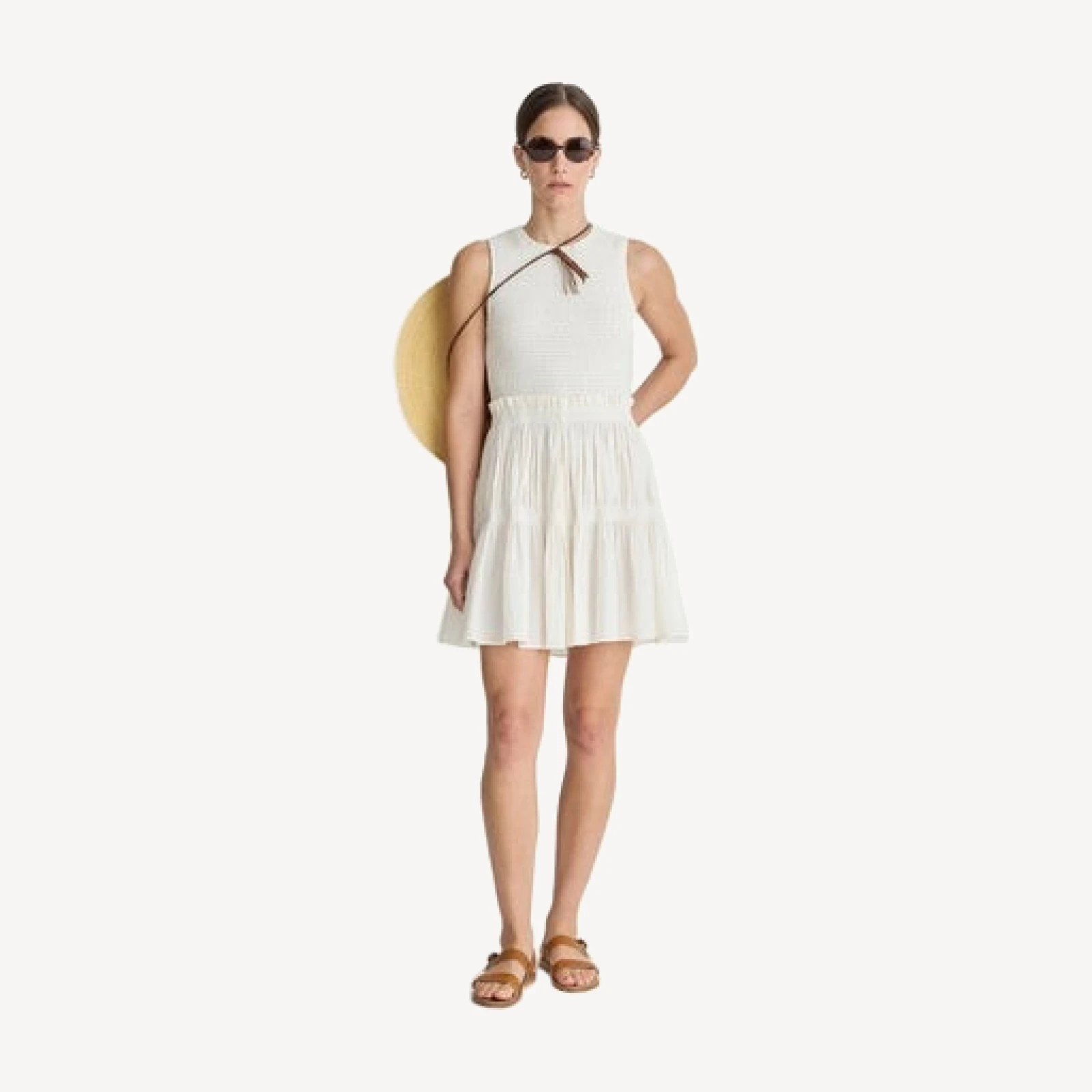 Lore Smocked Mini Dress