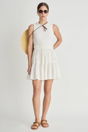Lore Smocked Mini Dress