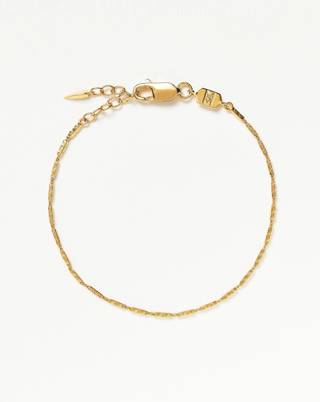 Savi Textured Link Chain Bracelet