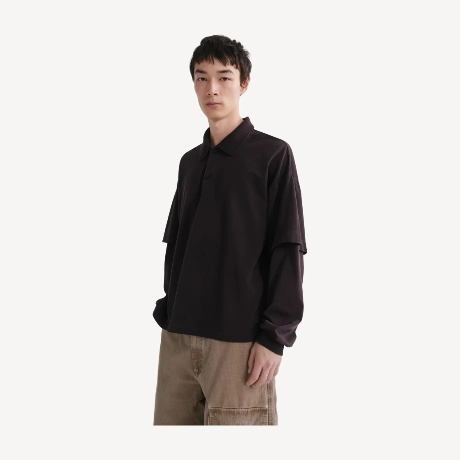 Curren Double Sleeve Polo in Elysian