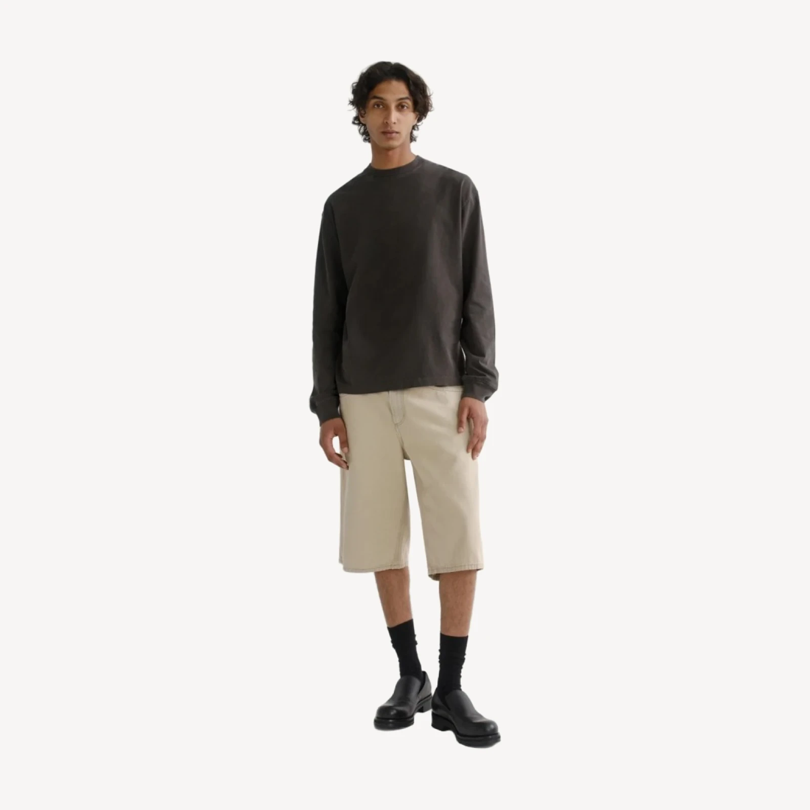 Fusion Skater Short in Burnished Khaki