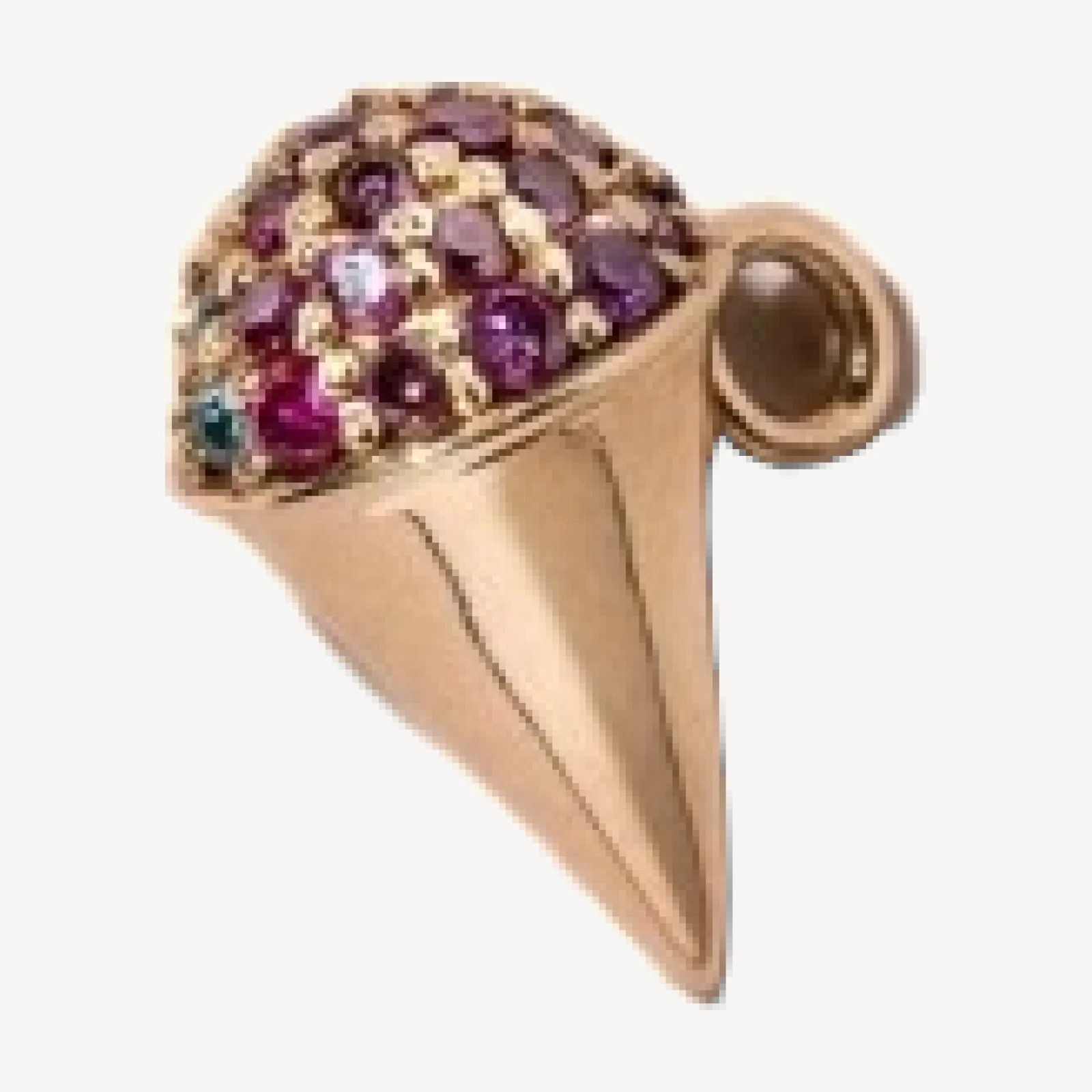 Blue Raspberry & Blackberry Sno Cone Charm
