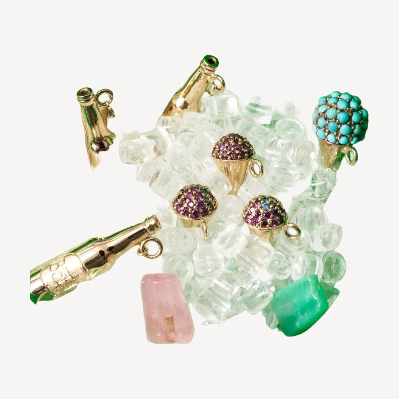 Blueberry Lemon & Grape Sno Cone Charm