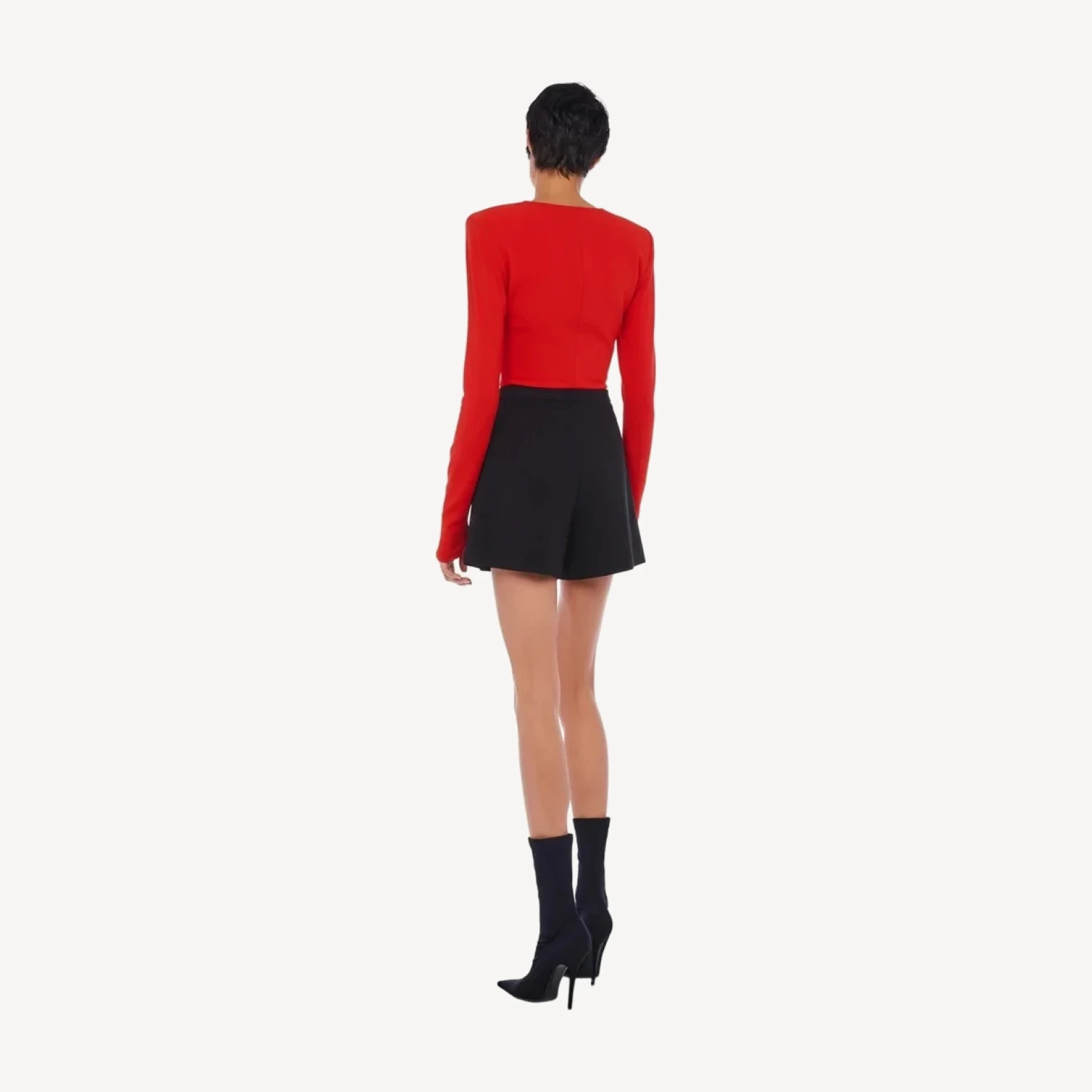 SHOULDER PAD CREW TOP