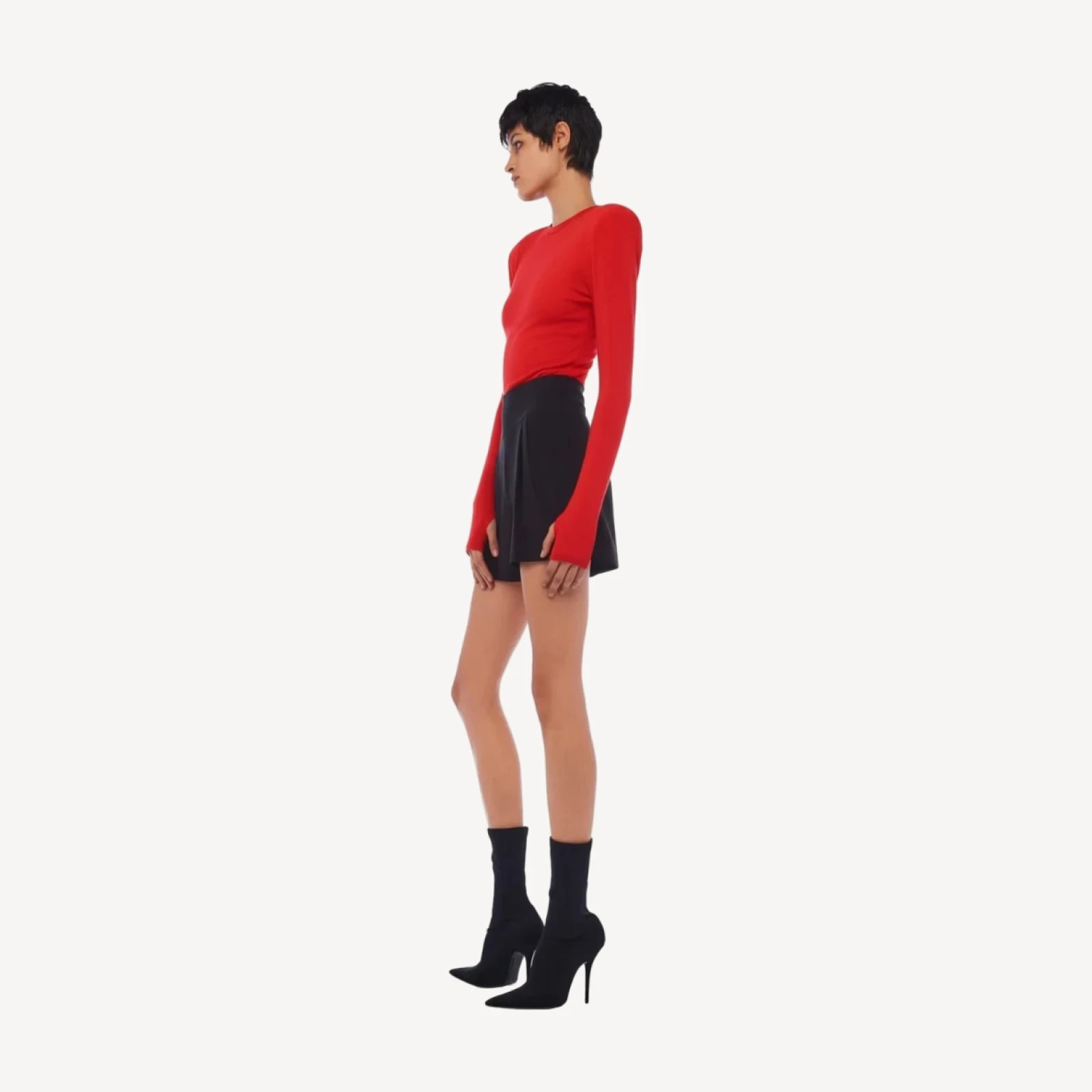 SHOULDER PAD CREW TOP