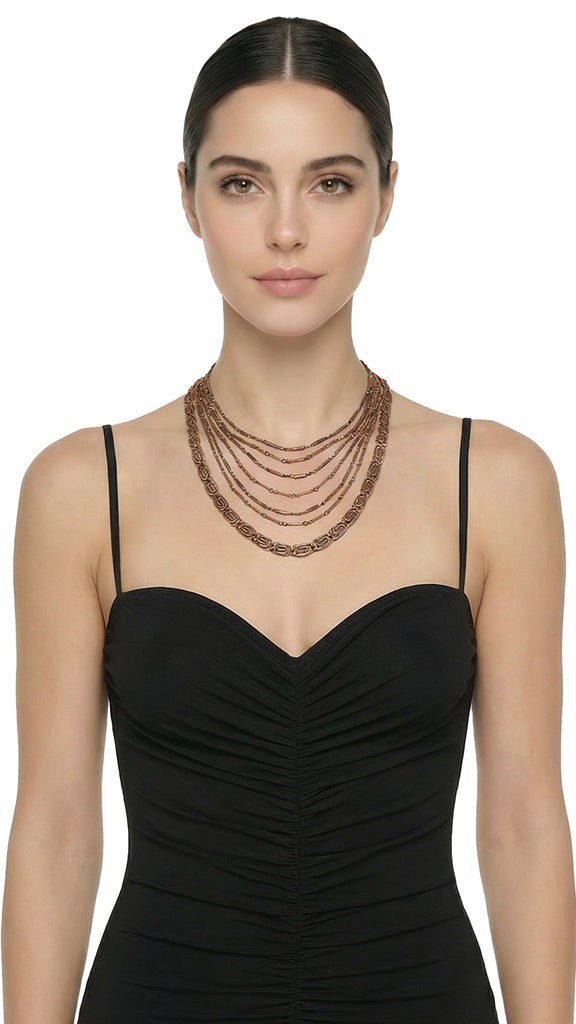 LAYERED CHAIN NECKLACE