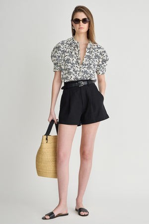 Textured Los Altos Top
