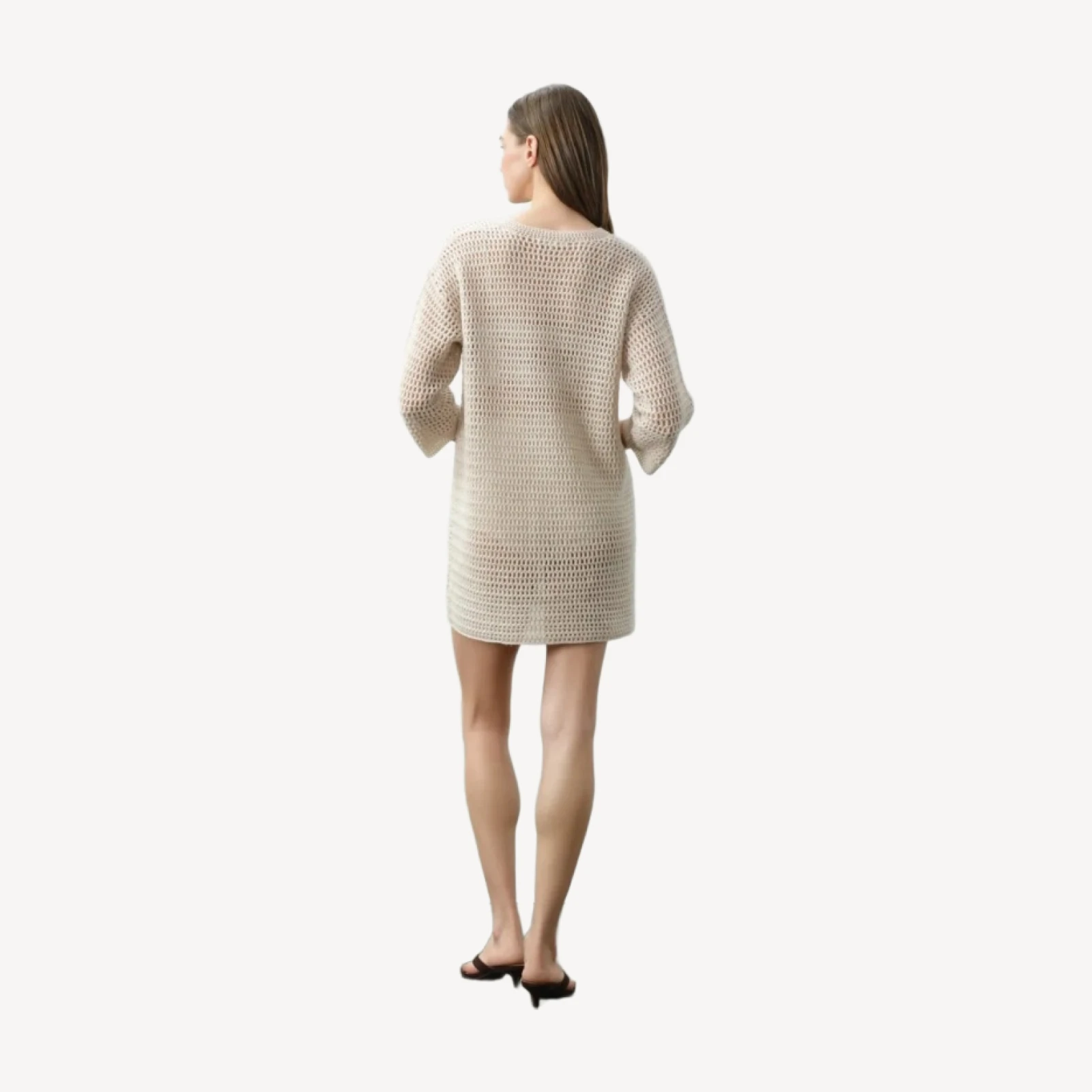 SOLEIL HAND-CROCHETED TUNIC - SAND