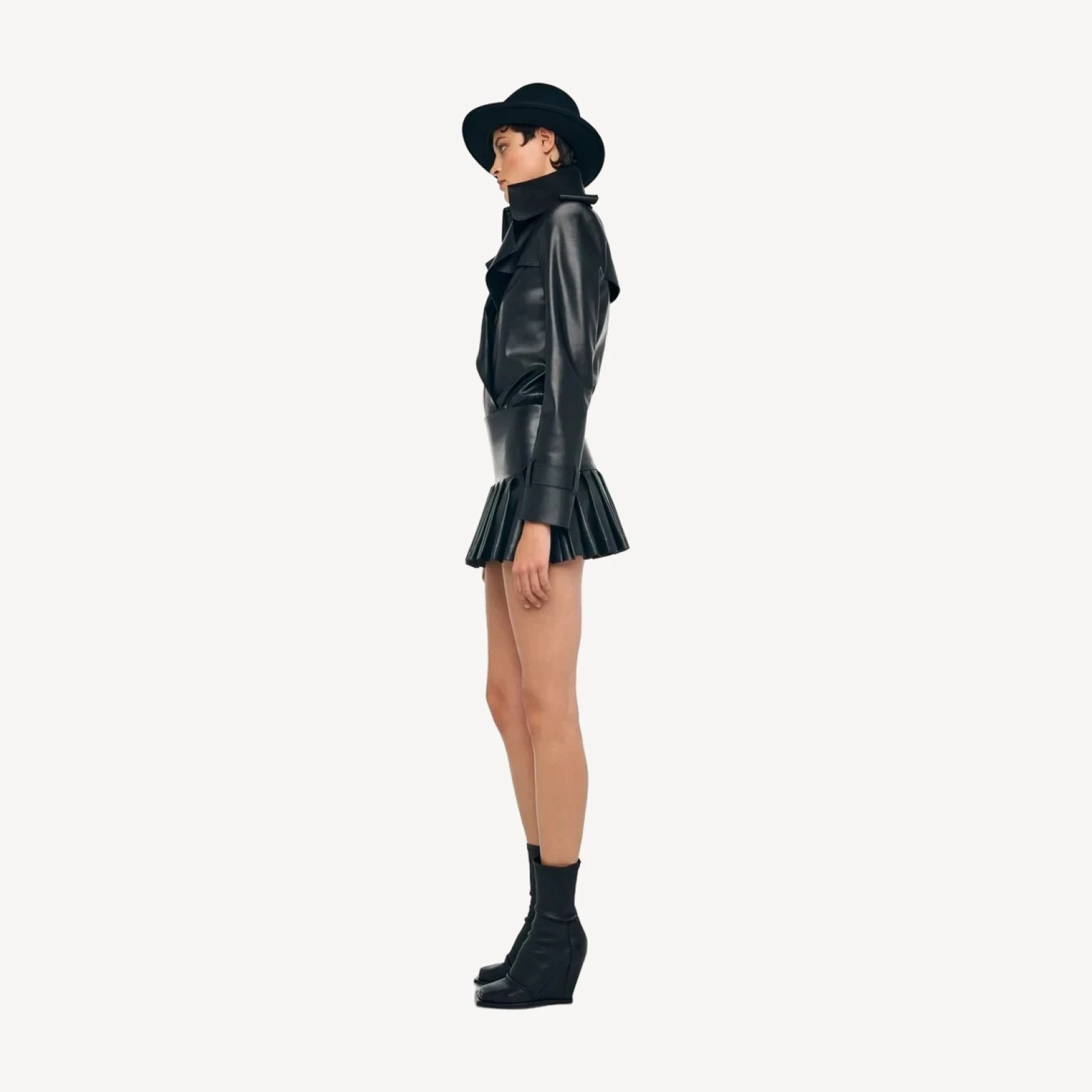 DOUBLE BREASTED TRENCH BODYSUIT